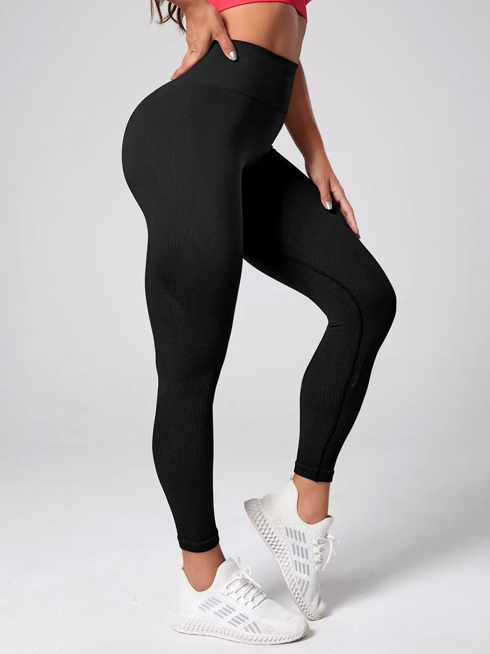 Women's High-Waist Active Leggings — Nylon Spandex
