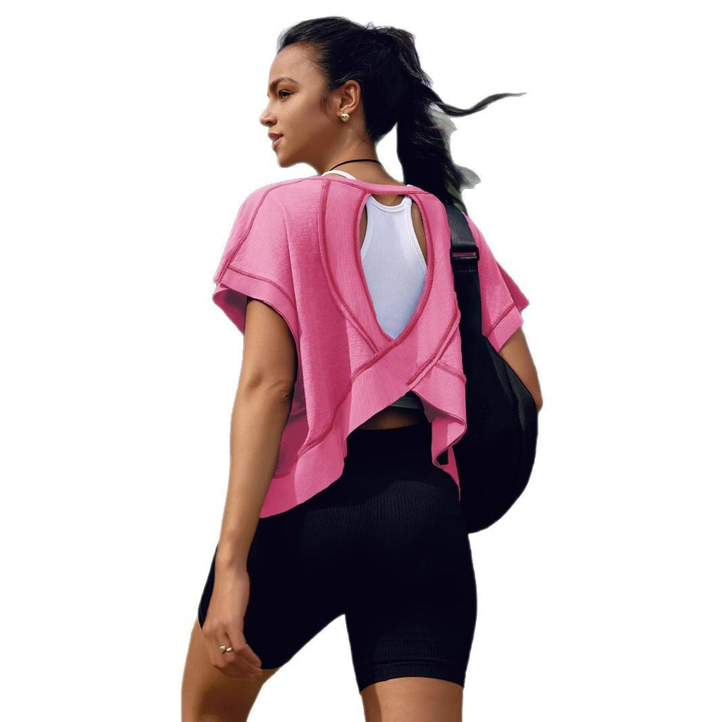 Women's Backless Yoga Tank — Loose Fit