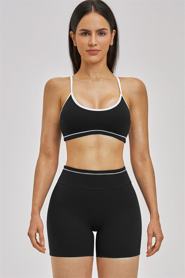 Unbound Sports Bra & Shorts 2-Piece Set | Fitglutes