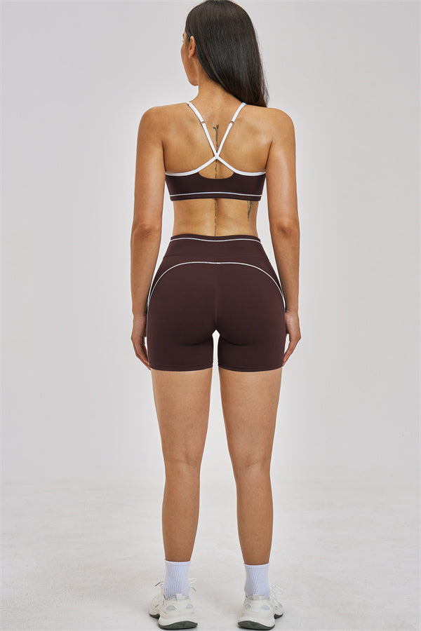 Unbound Sports Bra & Shorts 2-Piece Set | Fitglutes
