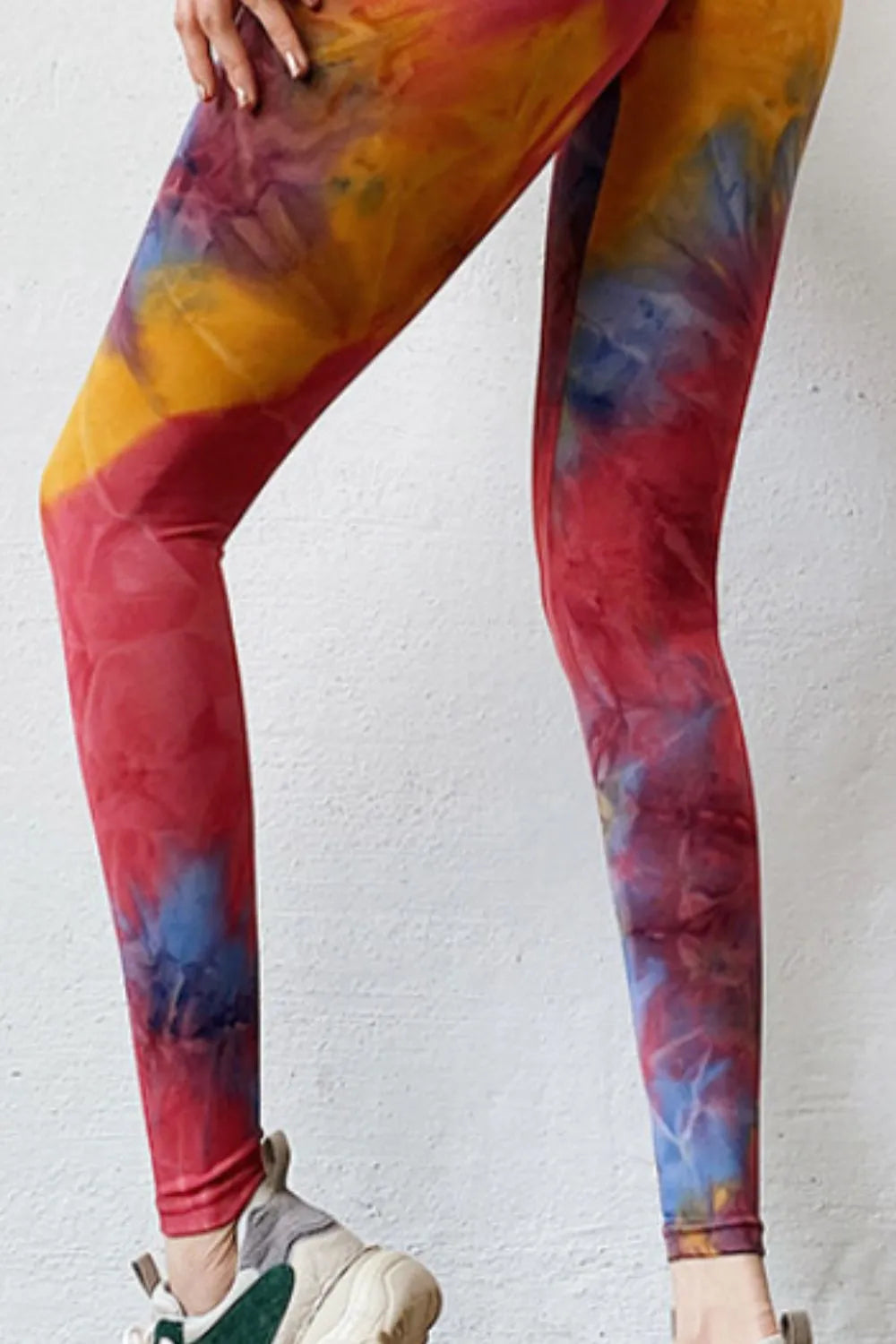 Tie-Dye High-Waist Active Leggings