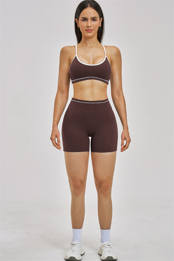 Unbound Sports Bra & Shorts 2-Piece Set | Fitglutes