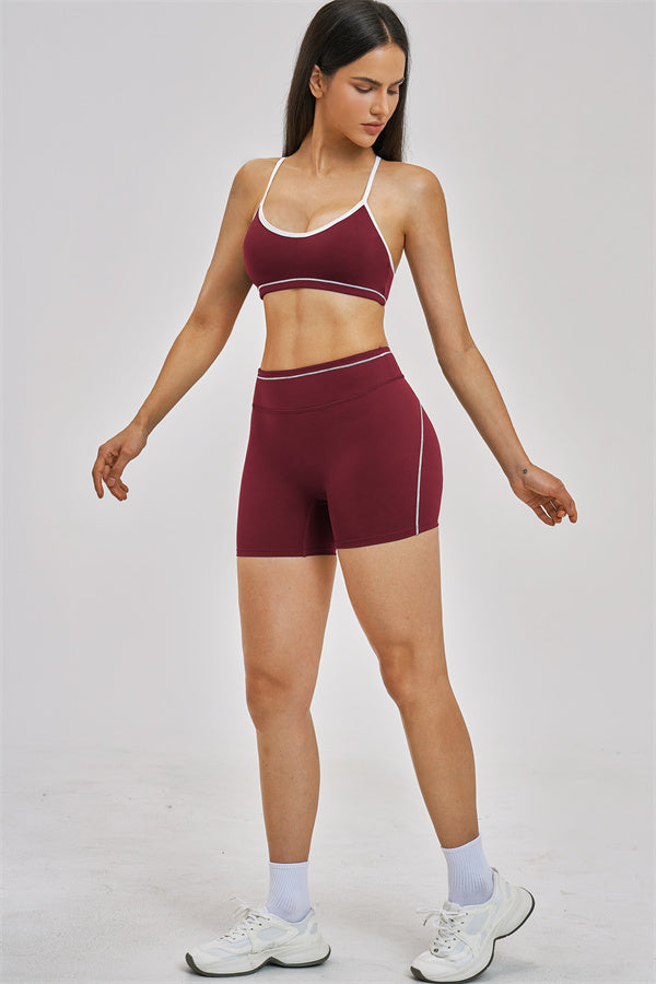 Unbound Sports Bra & Shorts 2-Piece Set | Fitglutes