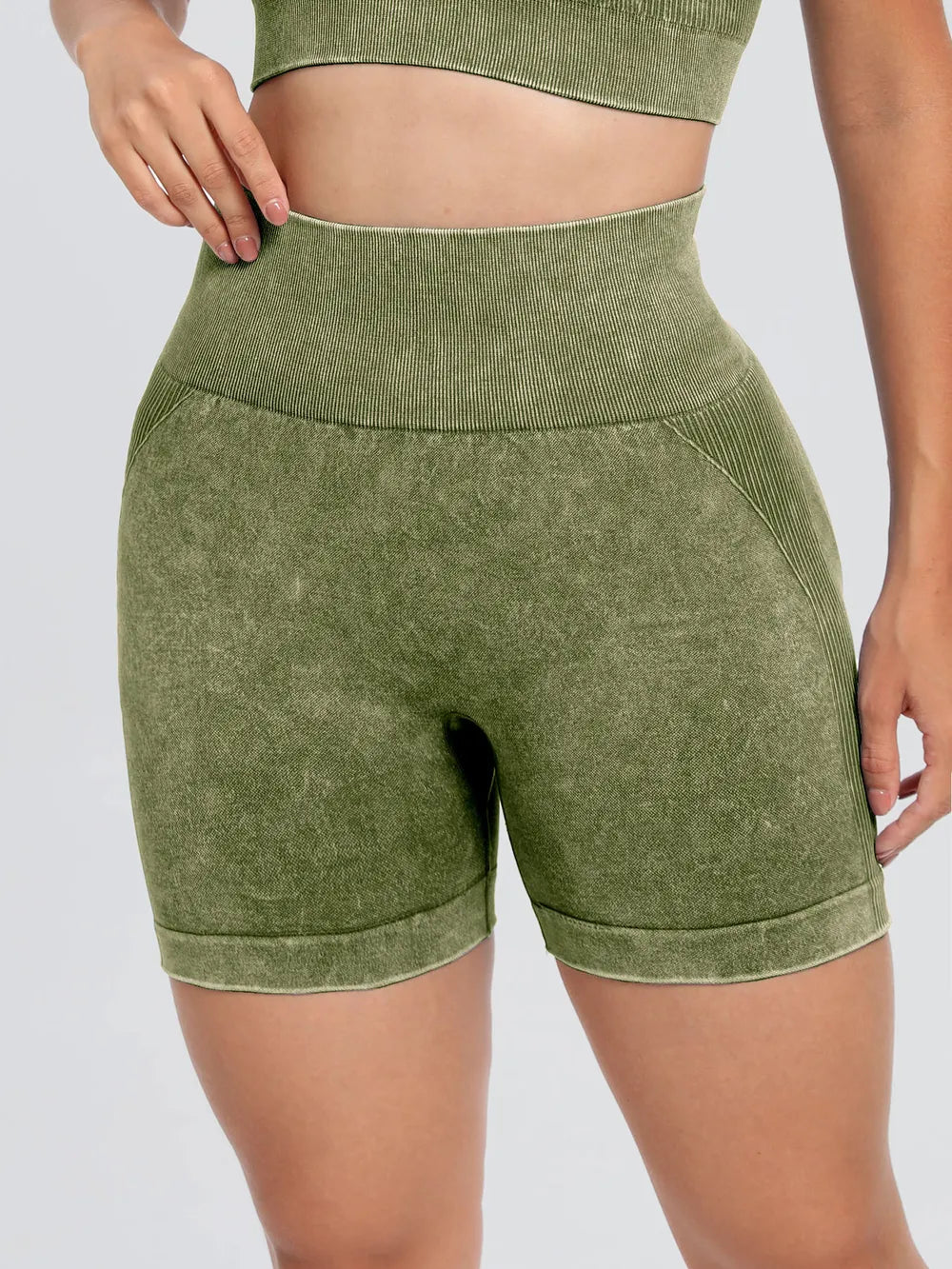 Peeli seamless leggings green
