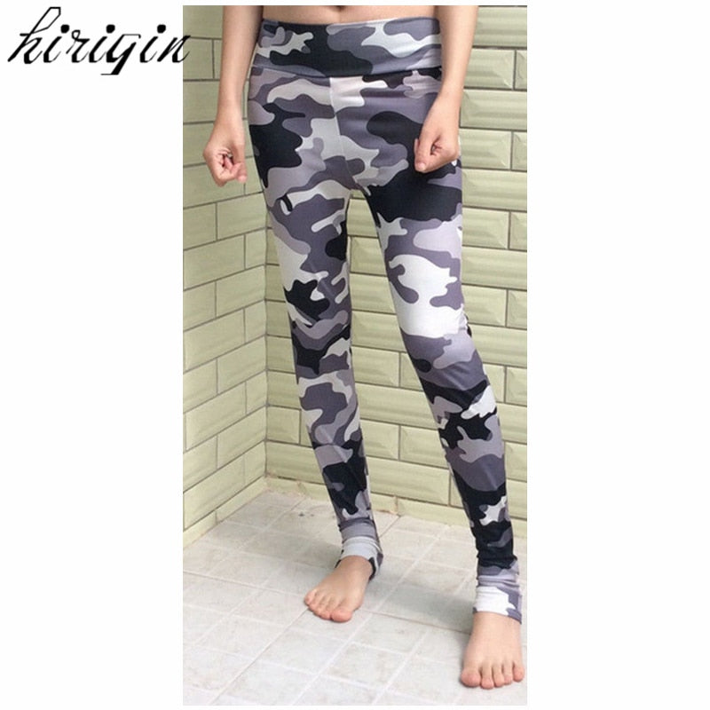 Women's Camouflage Print High-Waist Leggings