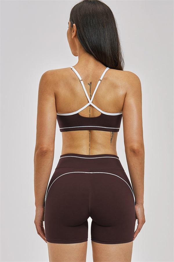 Unbound Sports Bra & Shorts 2-Piece Set | Fitglutes