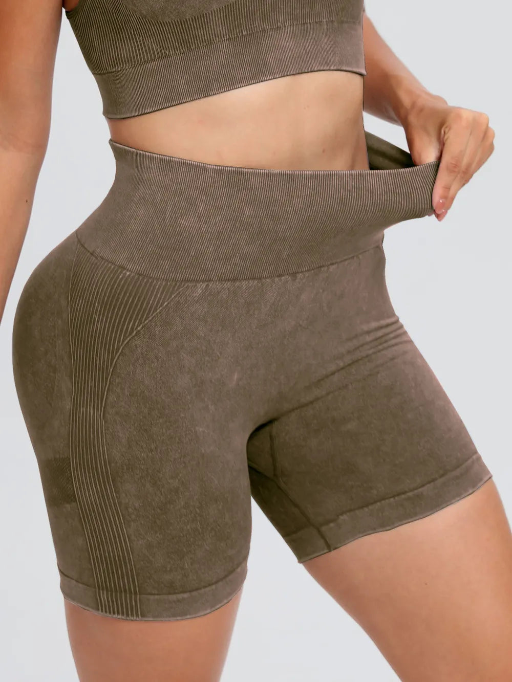 Peeli seamless leggings coffee brown 