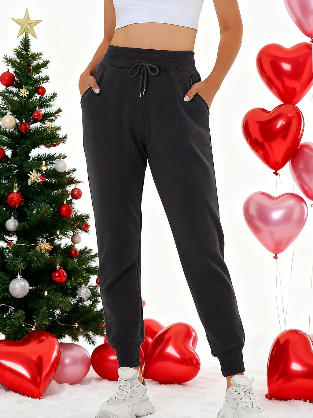 Women's Fleece Sweatpants Jogger — Boyfriend Style