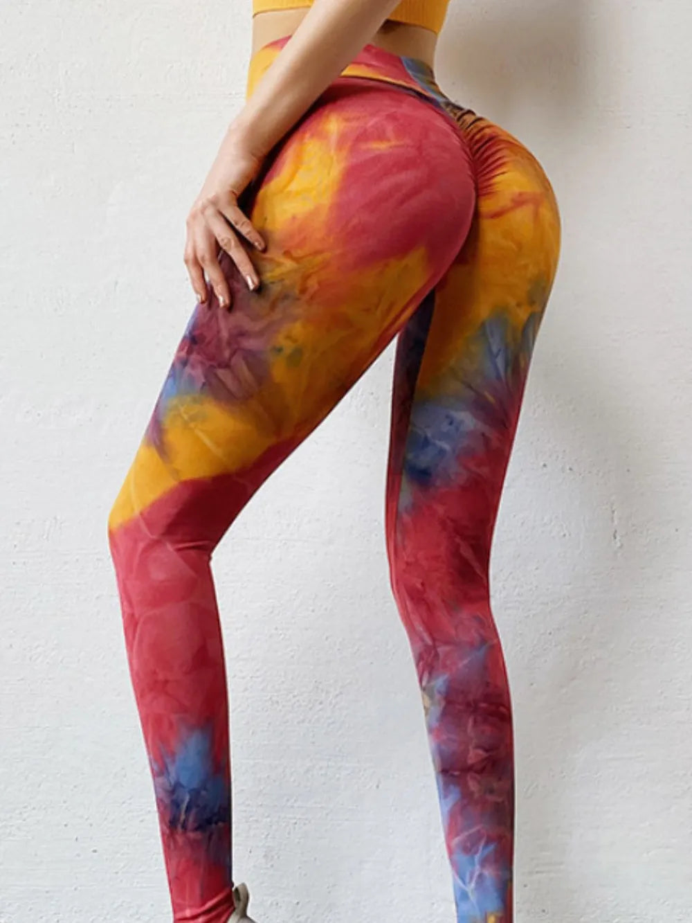 Tie-Dye High-Waist Active Leggings