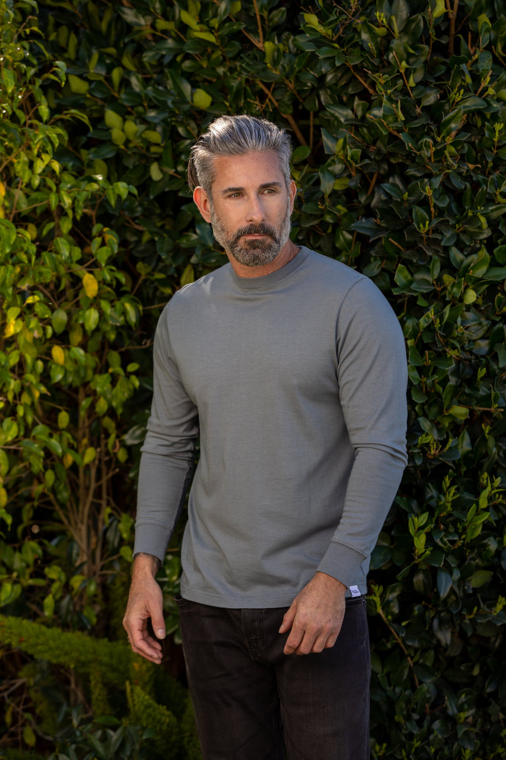 Men's Bamboo Long Sleeve T-Shirt | Viscose & Organic Cotton