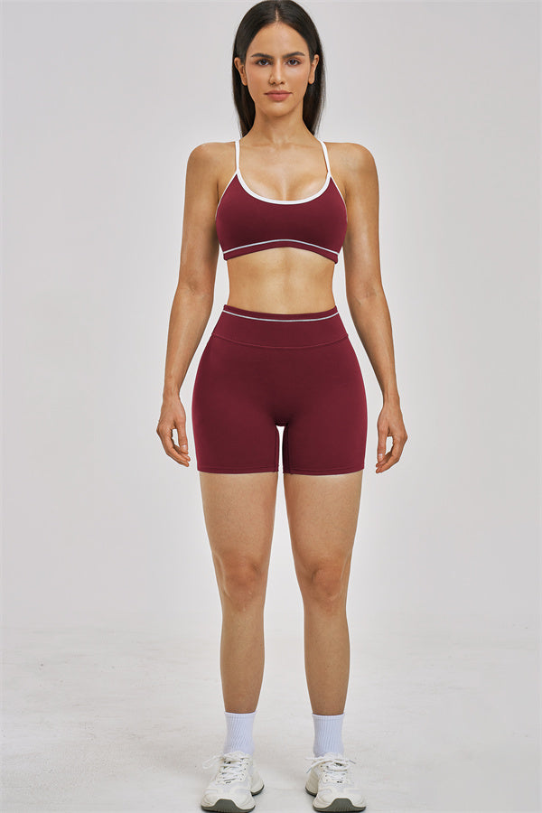 Unbound Sports Bra & Shorts 2-Piece Set | Fitglutes