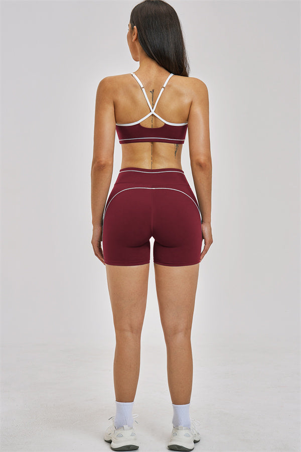 Unbound Sports Bra & Shorts 2-Piece Set | Fitglutes