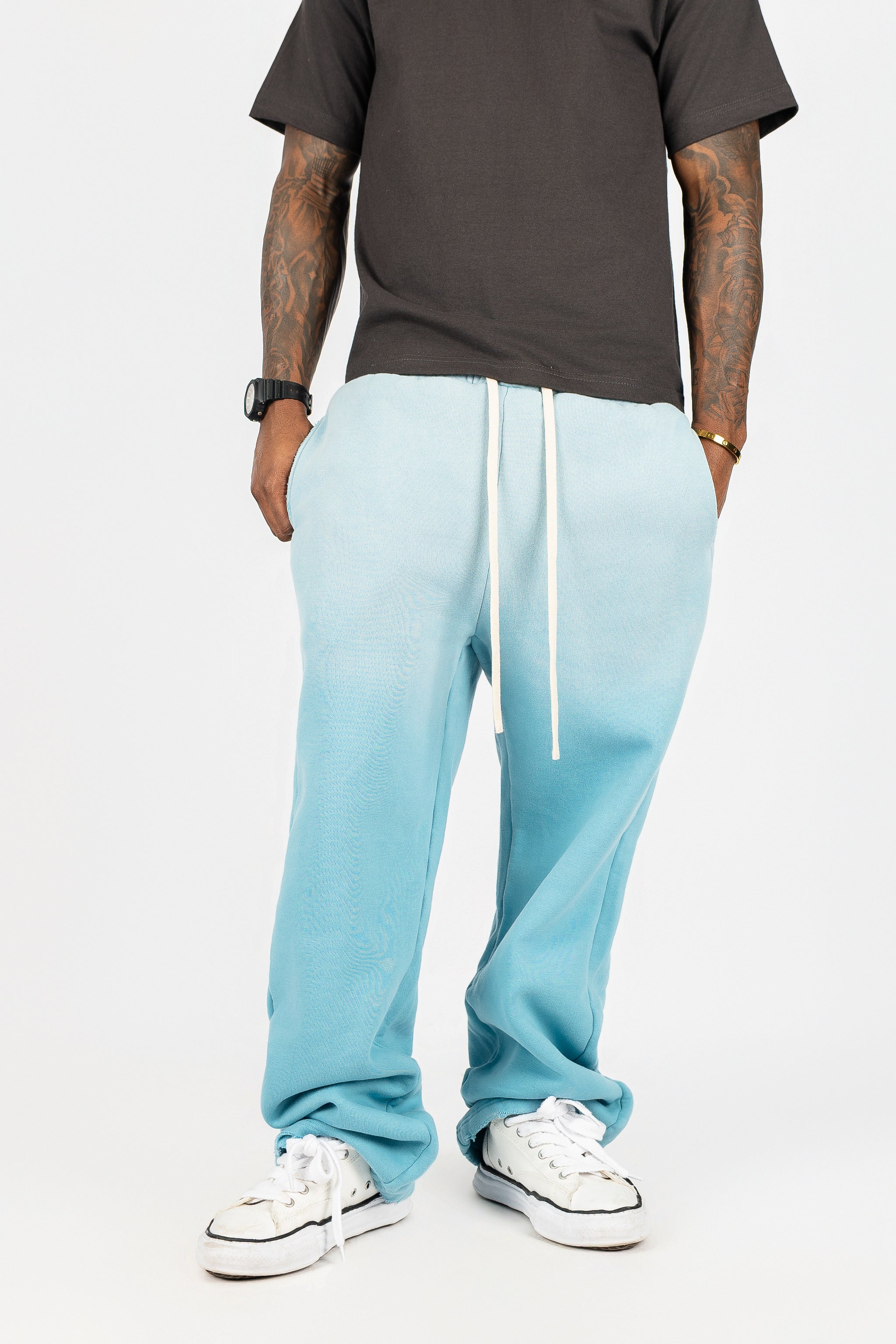 Weathered Sweatpants – Premium Sun-Dried Wash