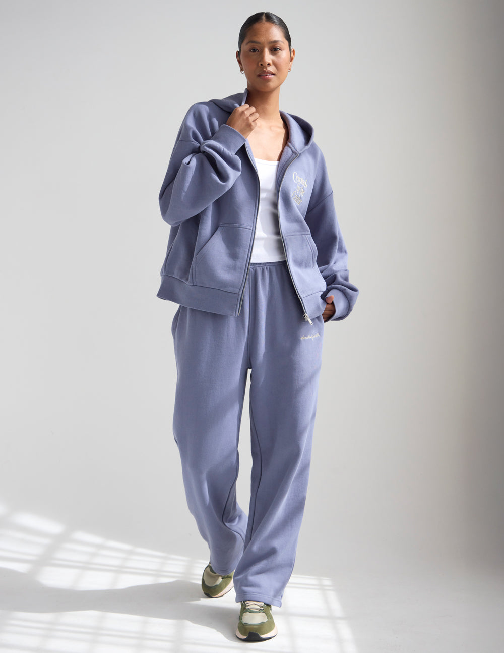 Wide Leg Sweatpant – Plum | Elevated Faith