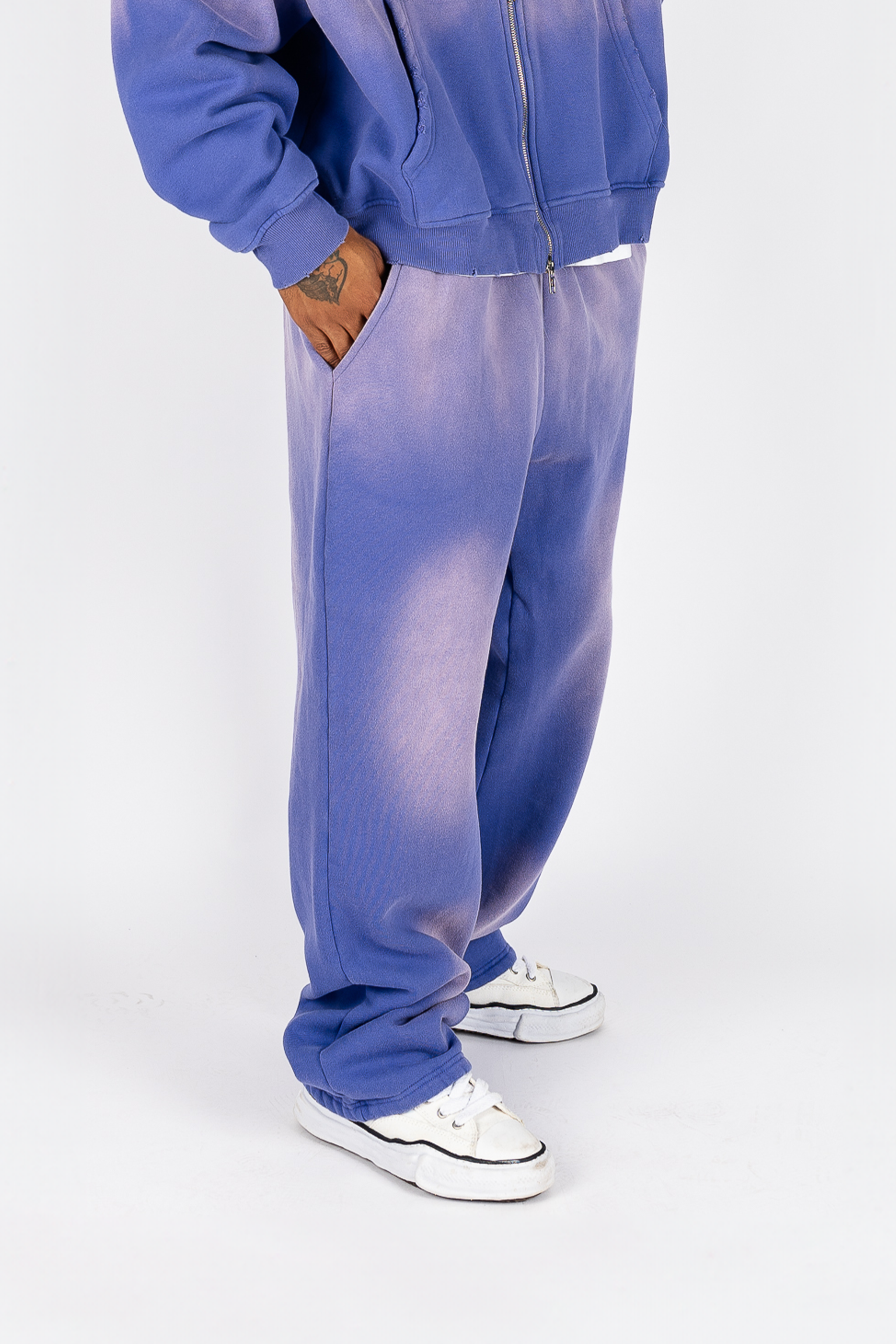 Weathered Sweatpants – Premium Sun-Dried Wash