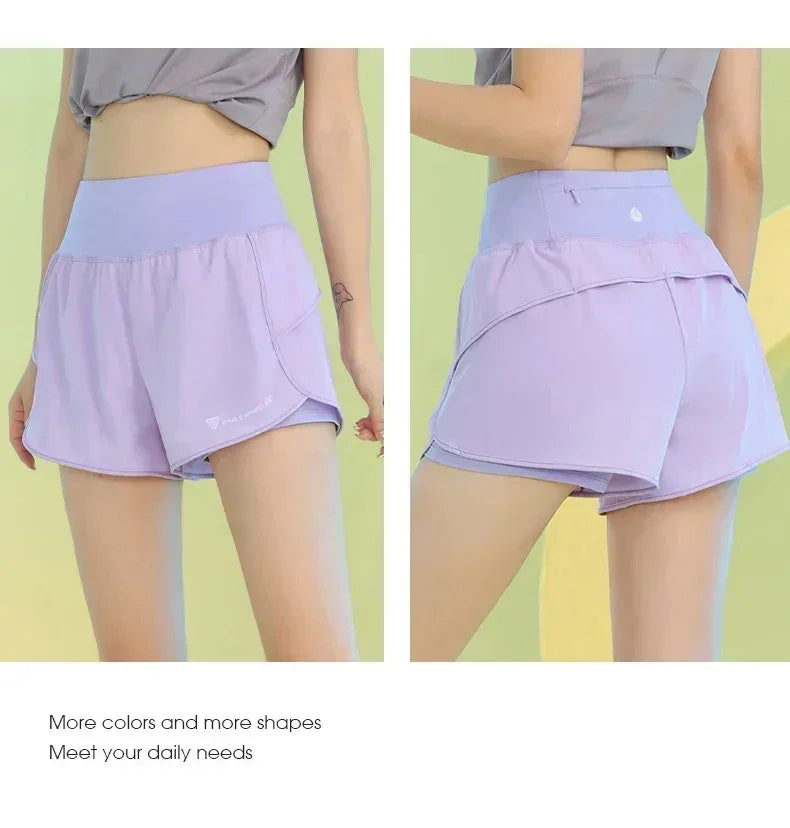 PHIGEER Yoga Shorts for Women
