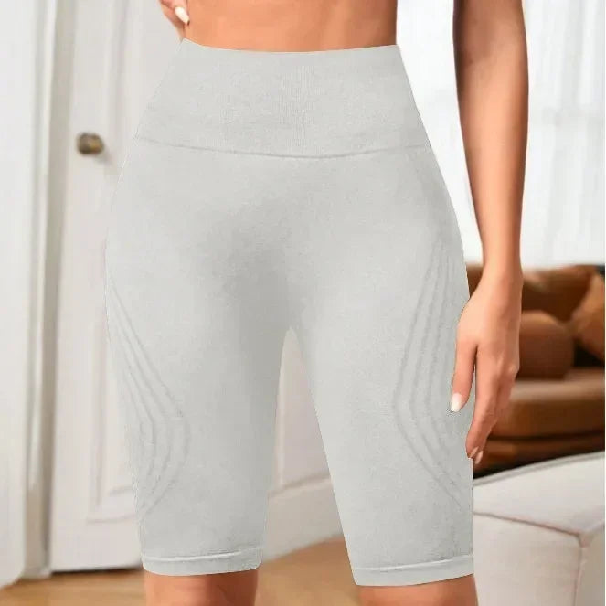 Women's High-Waisted Seamless Yoga Shorts
