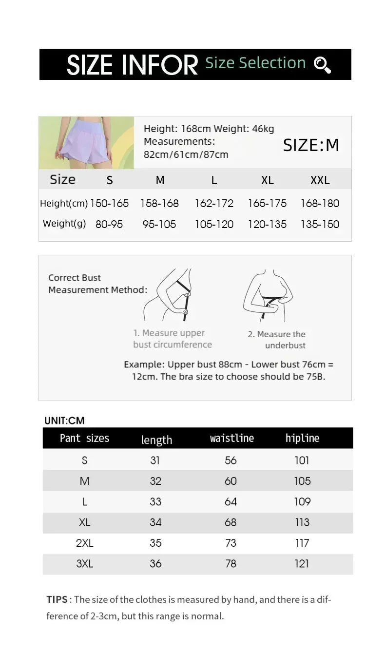 PHIGEER Yoga Shorts for Women