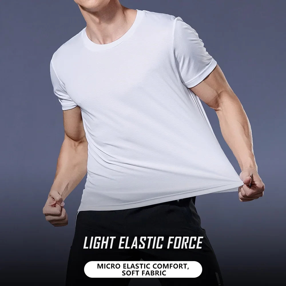 Men's Quick-Dry Moisture Wicking Gym T-Shirt – Short Sleeve