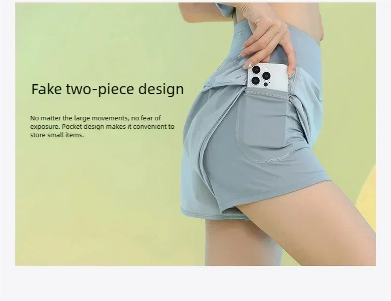 PHIGEER Yoga Shorts for Women