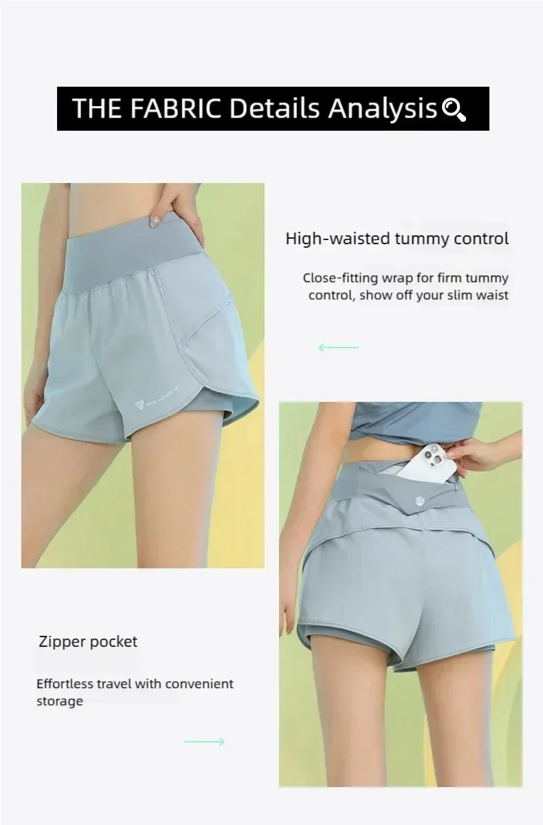 PHIGEER Yoga Shorts for Women