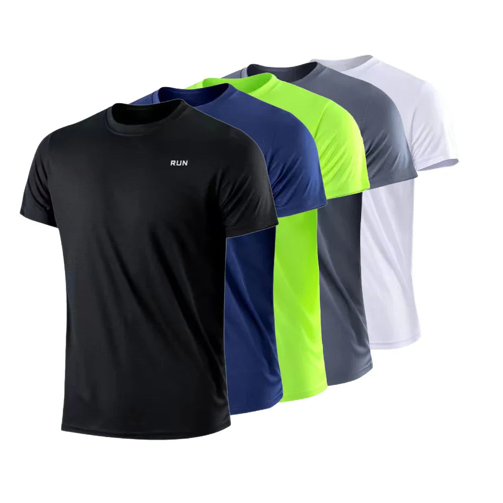 Men's Quick-Dry Moisture Wicking Gym T-Shirt – Short Sleeve
