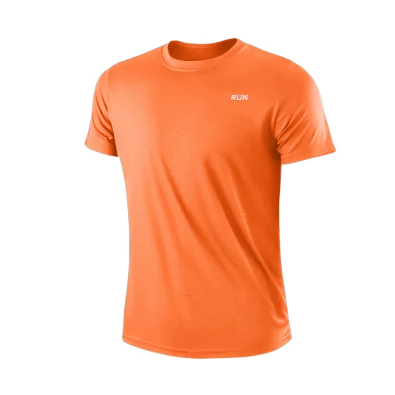 Men's Quick-Dry Moisture Wicking Gym T-Shirt – Short Sleeve
