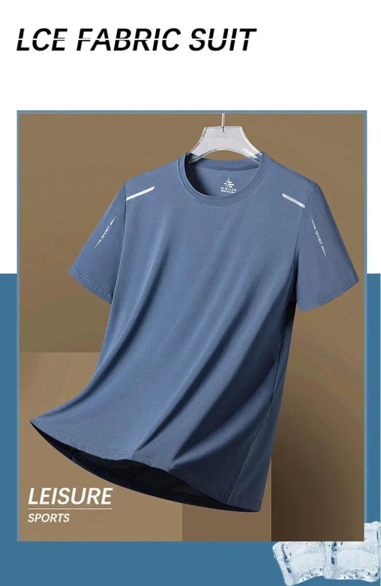 Men's Quick-Dry Running T-Shirt | Breathable Outdoor Sports Tee