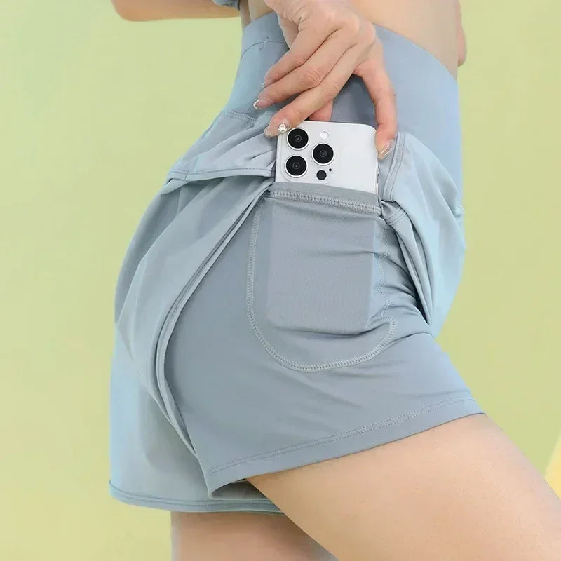 PHIGEER Yoga Shorts for Women