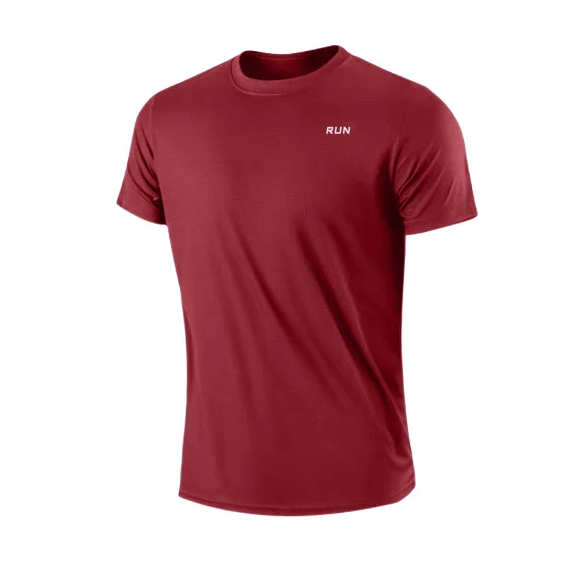 Men's Quick-Dry Moisture Wicking Gym T-Shirt – Short Sleeve