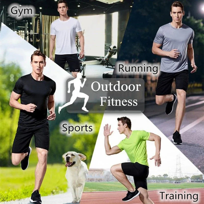 Men's Quick-Dry Moisture Wicking Gym T-Shirt – Short Sleeve