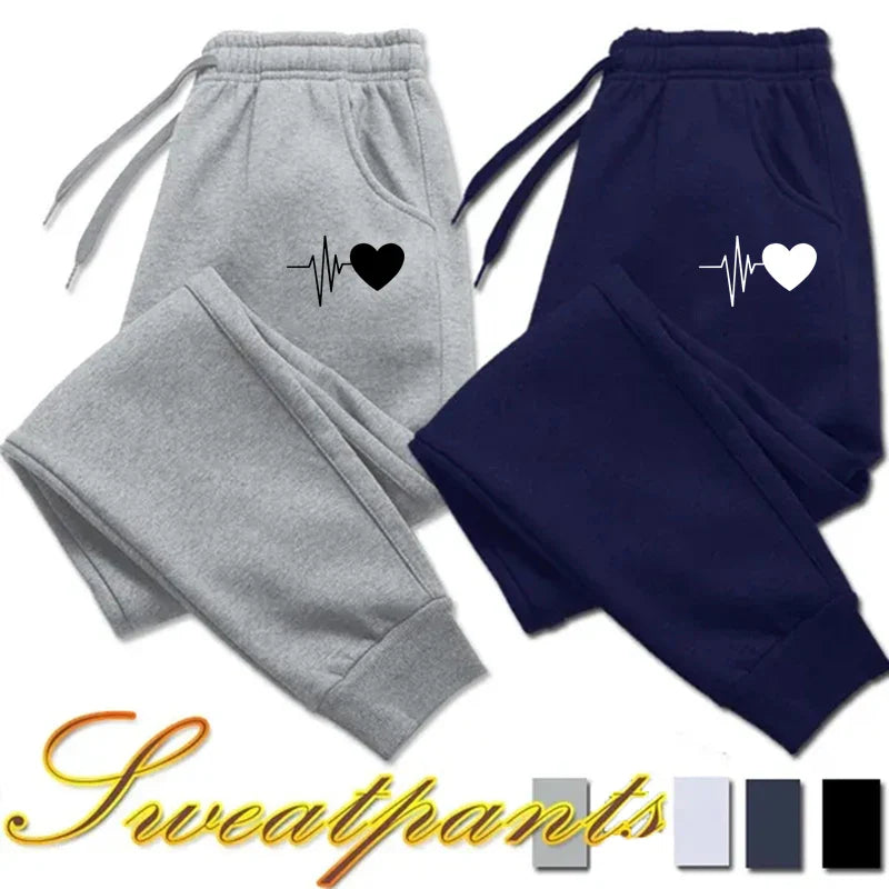 Women's Striped Ankle-Length Jogger Pants