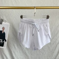 Women's High Waist Double Layered Quick-Dry Shorts