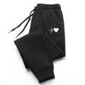 Women's Striped Ankle-Length Jogger Pants