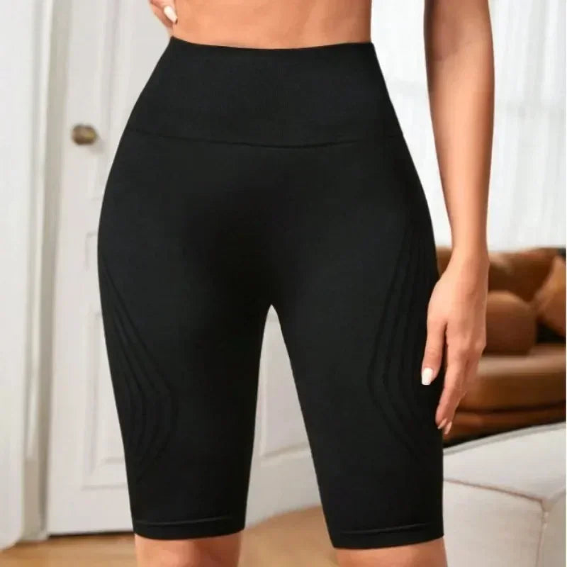 Women's High-Waisted Seamless Yoga Shorts