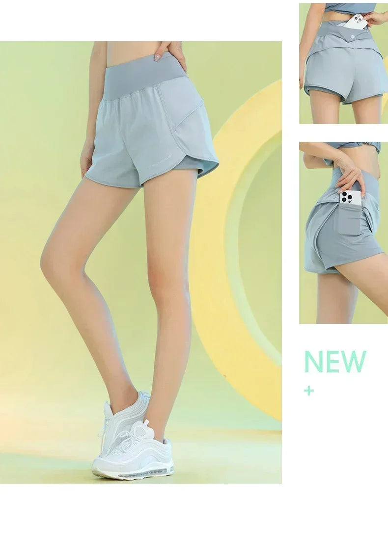 PHIGEER Yoga Shorts for Women