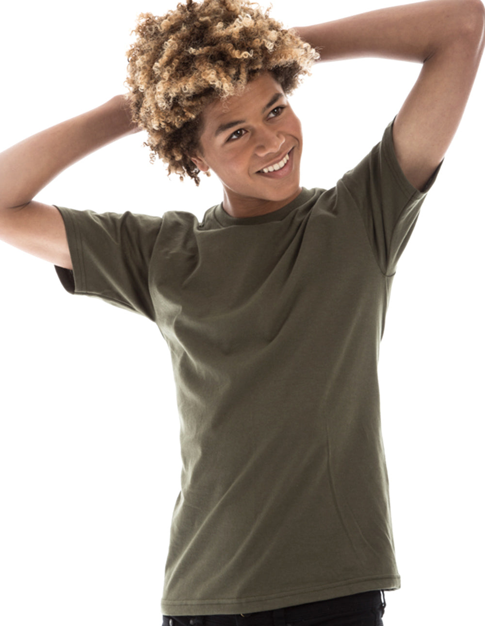 Retro Ring-Spun Crew Neck Tee — SpectraUSA 2100