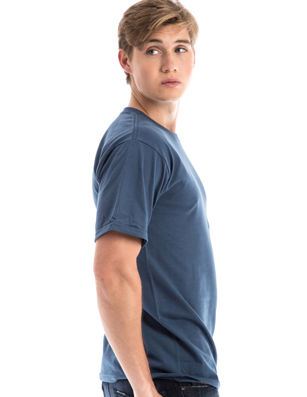 Retro Ring-Spun Crew Neck Tee — SpectraUSA 2100