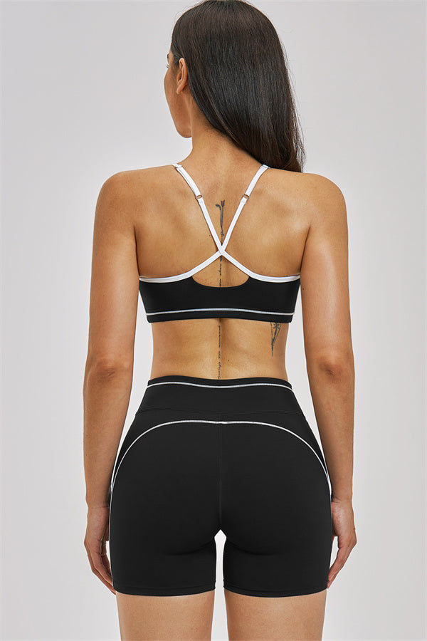 Unbound Sports Bra & Shorts 2-Piece Set | Fitglutes