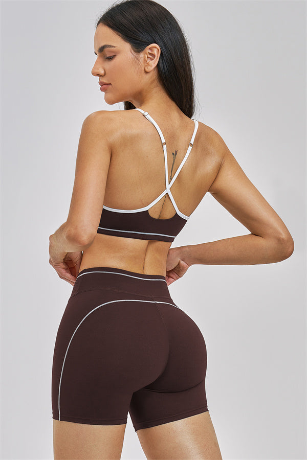 Unbound Sports Bra & Shorts 2-Piece Set | Fitglutes
