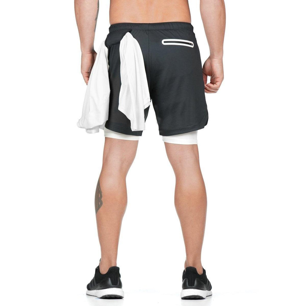 Men's 2-in-1 Camo Running Shorts