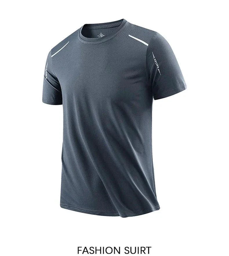Men's Quick-Dry Running T-Shirt | Breathable Outdoor Sports Tee