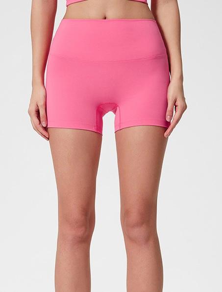 Hele High-Waist Short — 4" Inseam in Pink