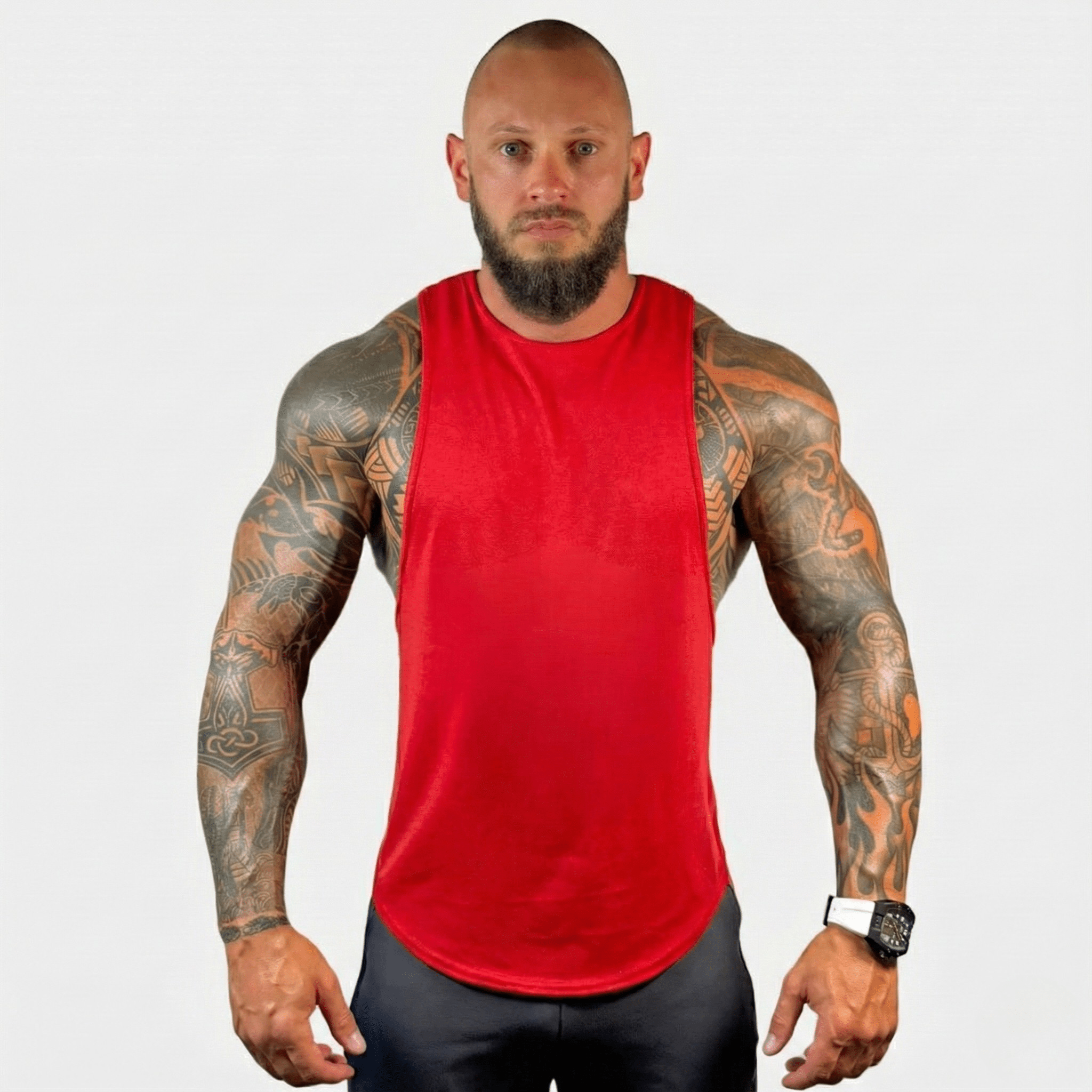 Drop Arm Tank Top — Tri-Blend Racerback