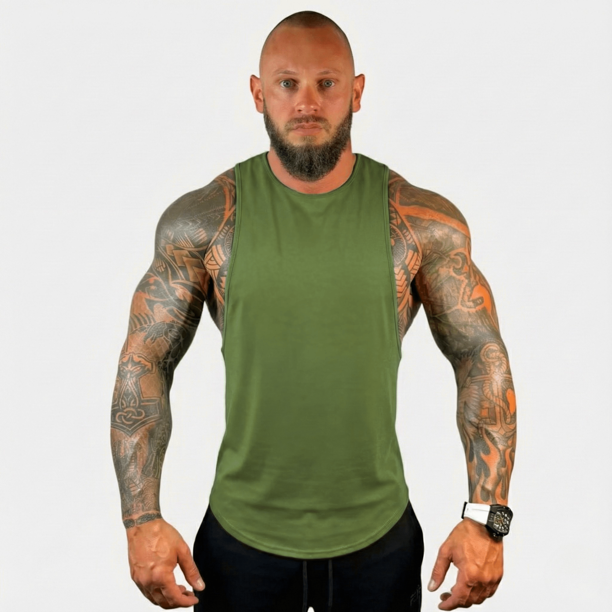 Drop Arm Tank Top — Tri-Blend Racerback