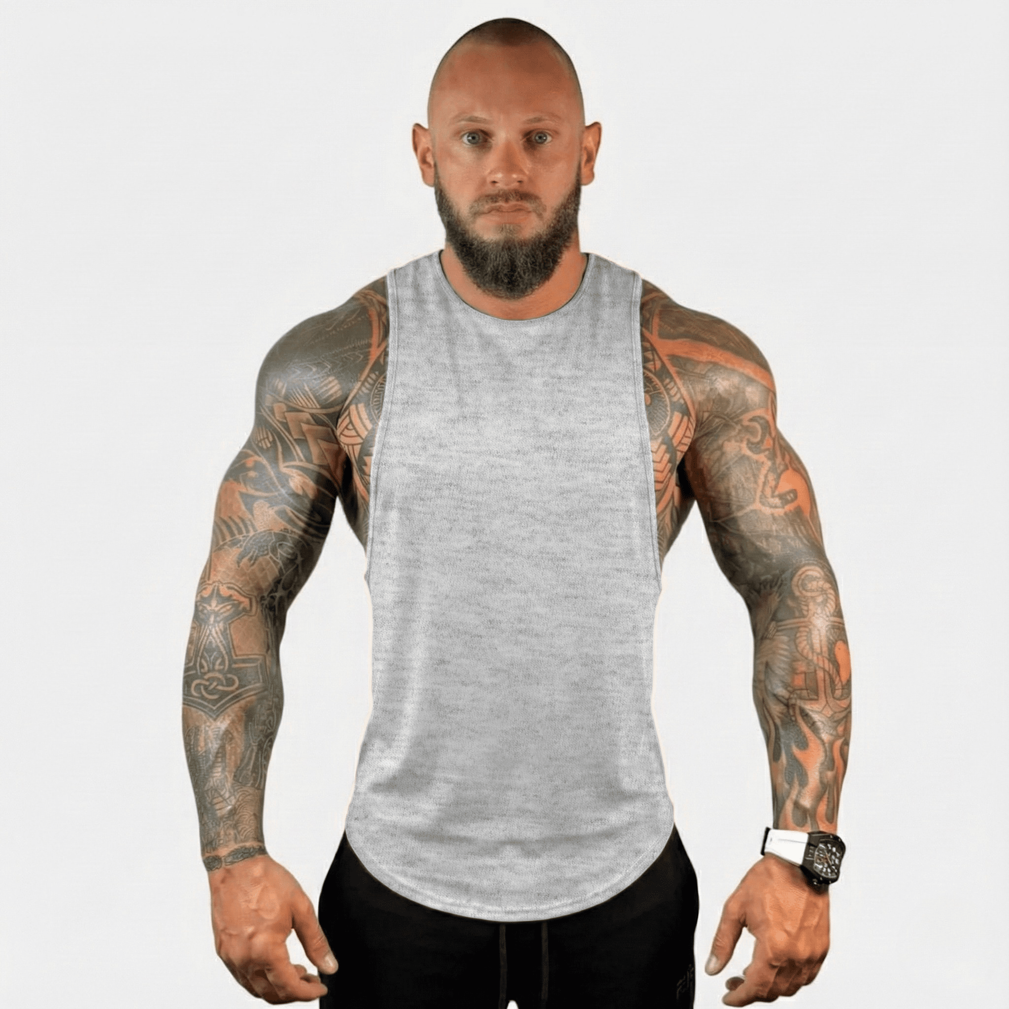 Drop Arm Tank Top — Tri-Blend Racerback