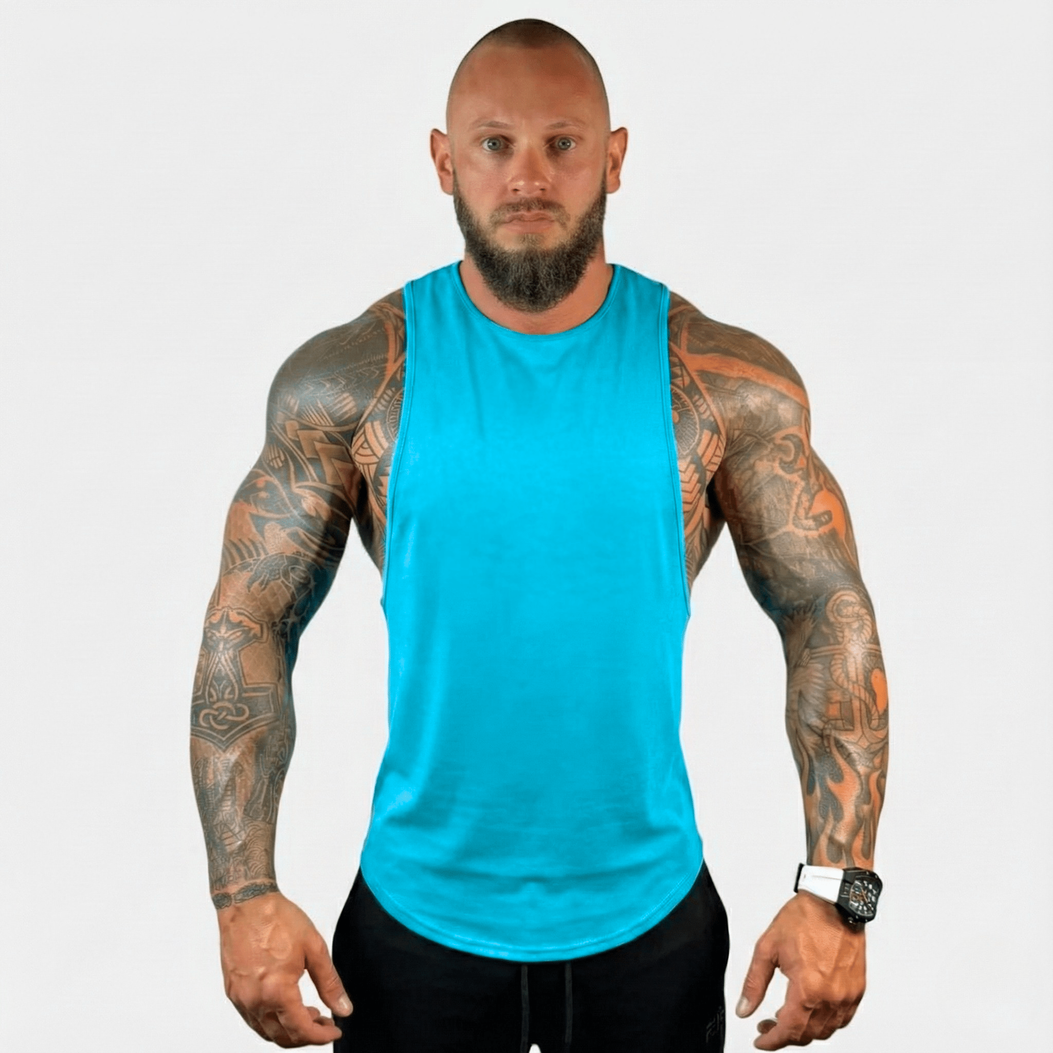 Drop Arm Tank Top — Tri-Blend Racerback