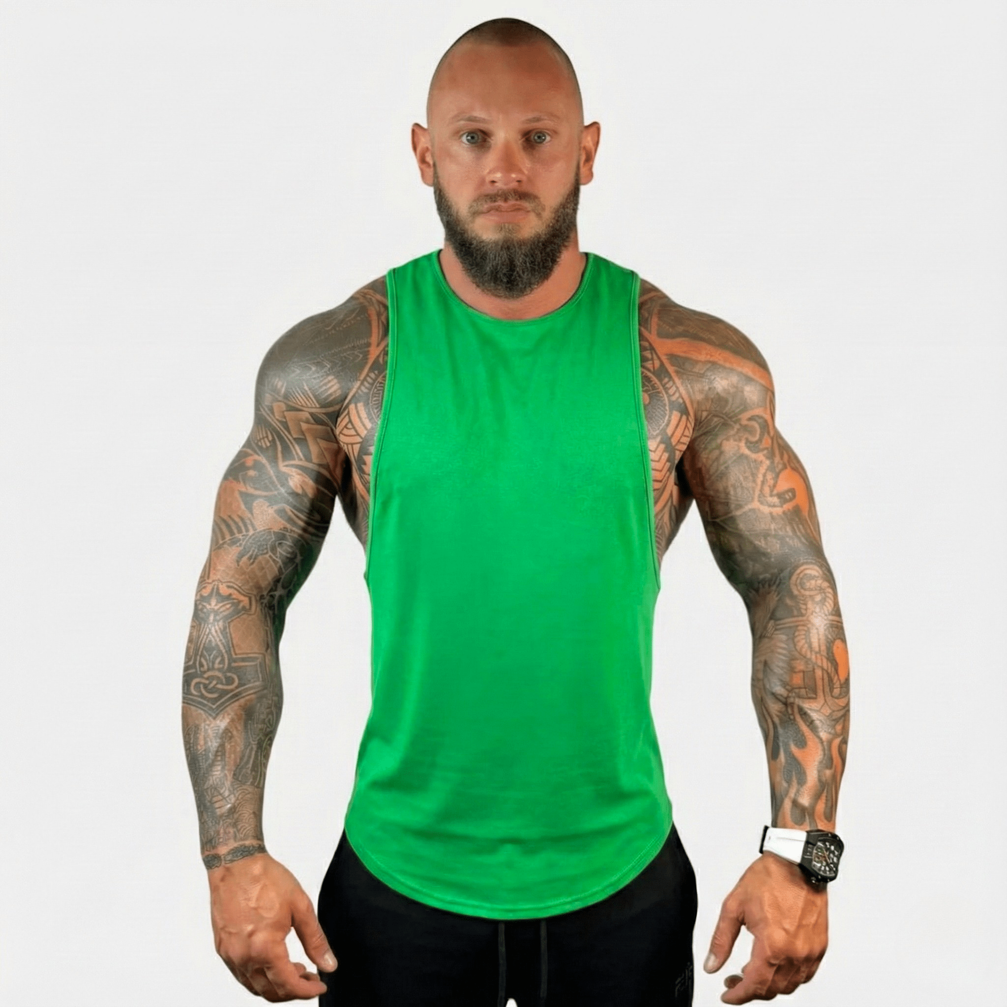 Drop Arm Tank Top — Tri-Blend Racerback