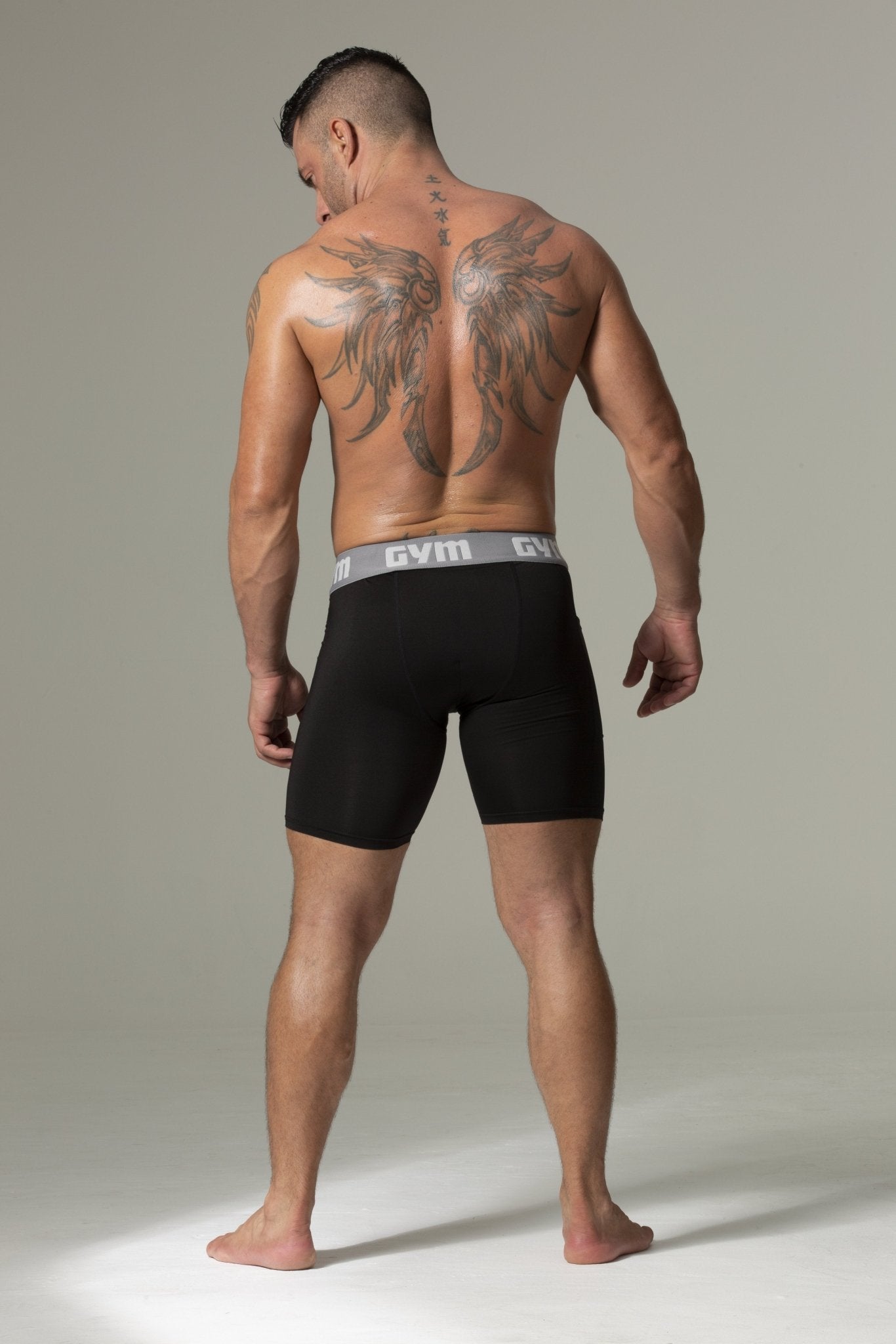 Men's Compression Shorts with Phone Pocket