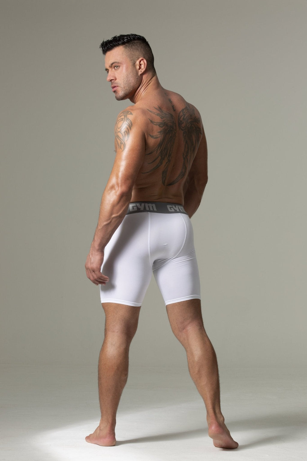 Men's Compression Shorts with Phone Pocket